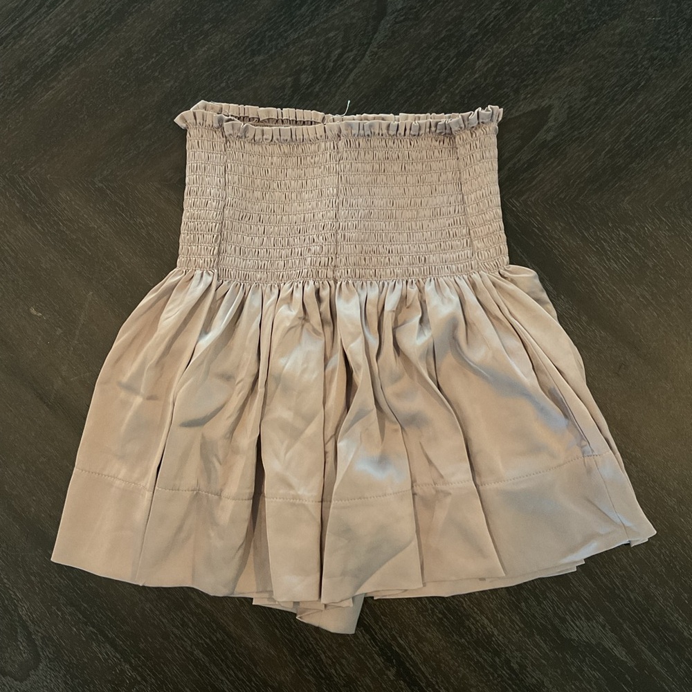 NATURAL LIFE Cream Mini Skirt
